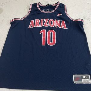 1997 NCAA Arizona Wildcats Mike Bibby Nike Swingman Jersey Size large